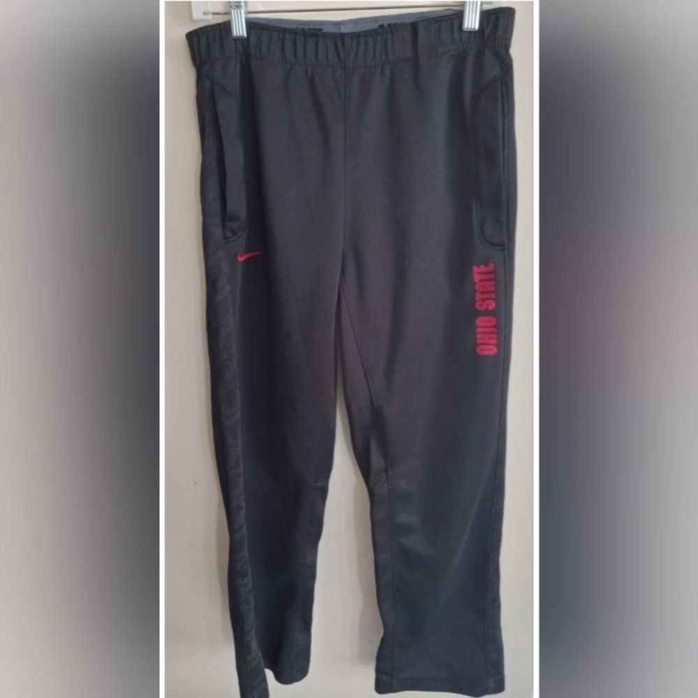 Nike Therma FIT Joggers sweatpants THE Ohio State Youth XL 30/28 no drawstring